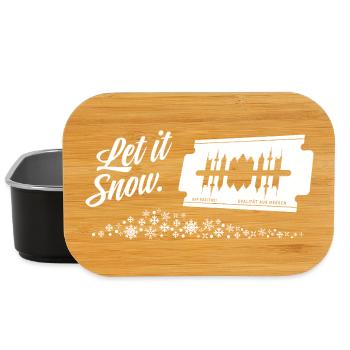 Let it snow! FFM - Lunch Box - Schwarz - Vorne