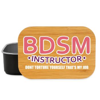 BDSM Instructor Sarcastic Adult Humor Design - Lunch Box - Schwarz - Vorne