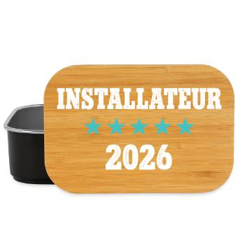 Installer 2026 Apprenticeship Examination Master Trainee - Lunch Box - black - Front