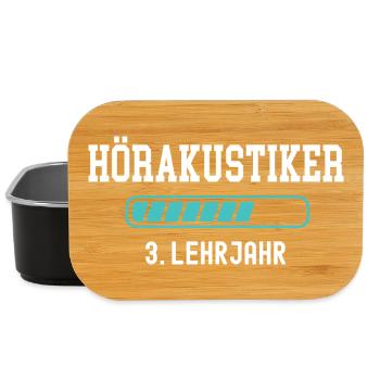 Hearing aid acoustician training 3 year apprenticeship 3rd year apprenticeship - Lunch Box - black - Front