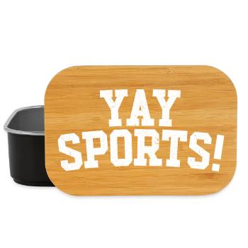 Yay Sports – Ahnungsloser Sportfan (Frauen) - Lunch Box - Schwarz - Vorne