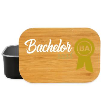 Bachelor 2026 Abschluss Promotion Sponsion - Lunch Box - Schwarz - Vorne