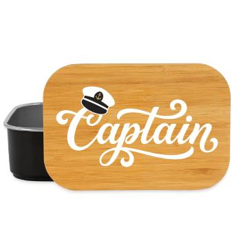 Captain Cap Sailing - Lunch Box - black - Front