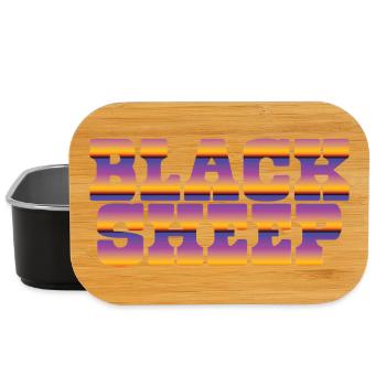 black sheep - Lunch Box - black - Front