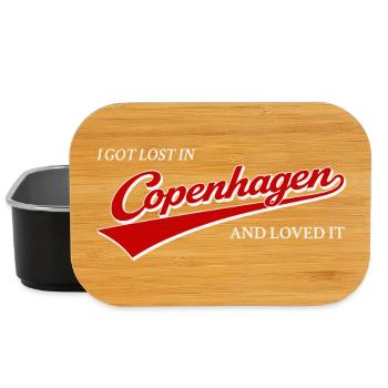 Ich habe mich in Kopenhagen verlaufen und es geliebt - Lunch Box - Schwarz - Vorne