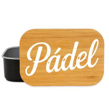 Fun Padel I Can't I Have Padel Padelist - Lunch Box - black - Front