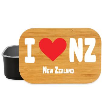 Ich liebe Neuseeland - Lunch Box - Schwarz - Vorne