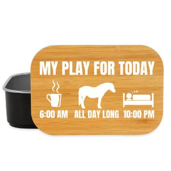 Riding plan - Lunch Box - black - Front