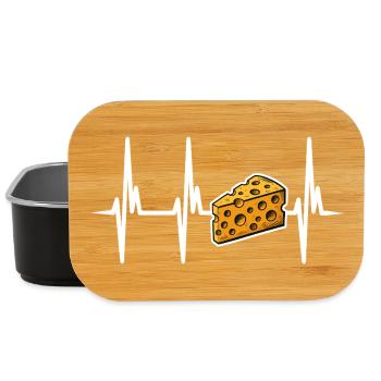 I love cheese - Lunch Box - black - Front