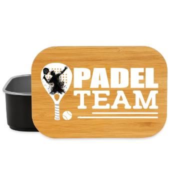 Padel - Boîte à goûter - noir - Devant