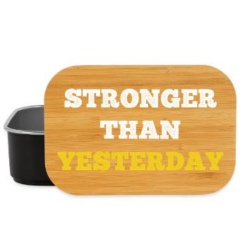 Gym Motivation - Lunch Box - Schwarz - Vorne