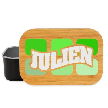 Julien Graffiti Neon Logo - Lunch Box - Schwarz - Vorne