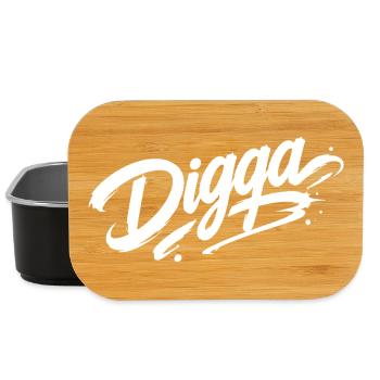 Digga | Cool Graffiti Saying | Youth word - Lunch Box - black - Front