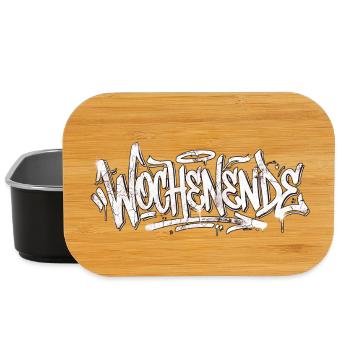 Wochenende Graffiti - Lunch Box - Schwarz - Vorne