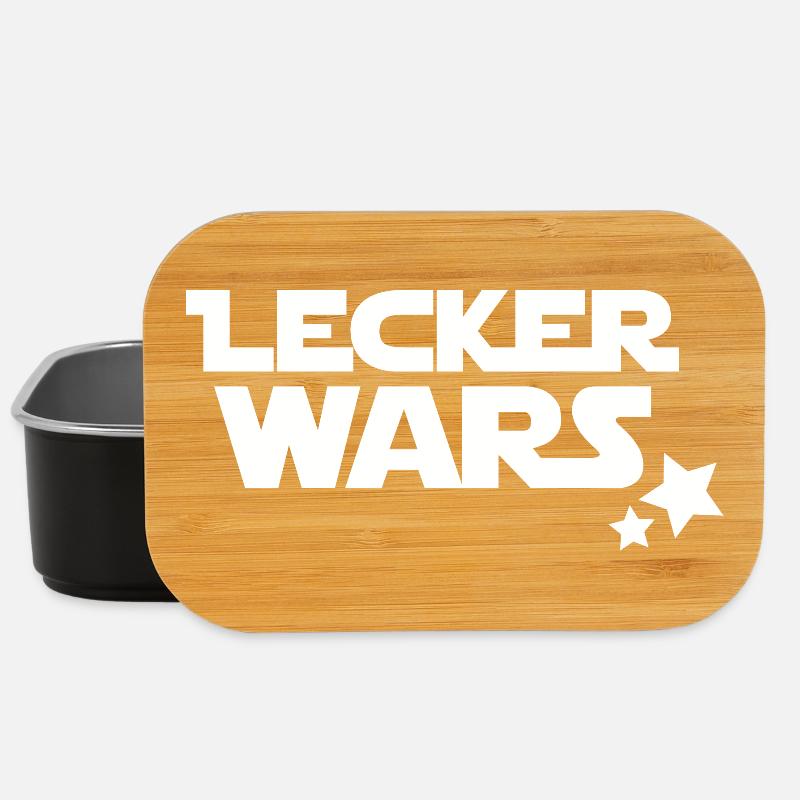 lecker wars - Lunch Box - Schwarz
