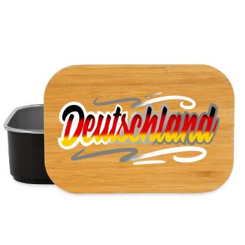 Deutschland - Lunch Box - Schwarz - Vorne