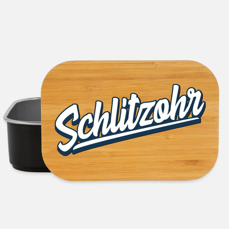 Schlitzohr - Schweizerdeutsch - Mundart - Dialekt - Lunch Box - Schwarz