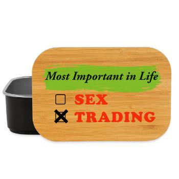 Most Wichtig im Leben Sex Trading - Lunch Box - Schwarz - Vorne