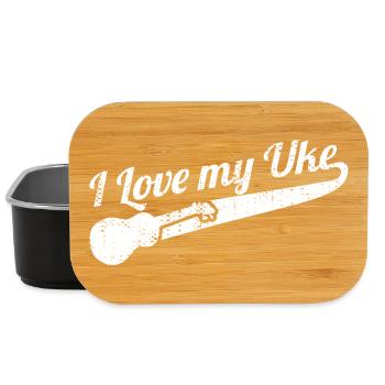I Love My Uke - Lunch Box - Schwarz - Vorne