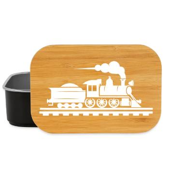 Railway Drawing - Lunch Box - black - Front