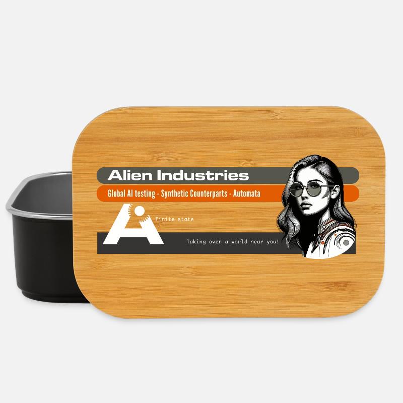 alien industries - Lunch Box - black
