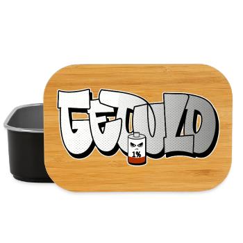 Graffiti 1% Batterie Power Geduld gerissen Ausrast - Lunch Box - Schwarz - Vorne