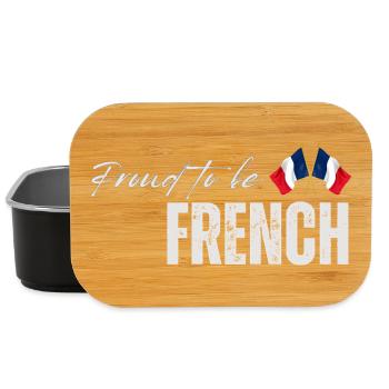 Stolzer Franzose, ich liebe Frankreich - Lunch Box - Schwarz - Vorne
