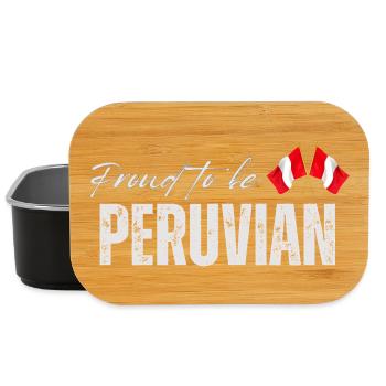 Proud Peruvian, Made in Peru - Lunch Box - black - Front