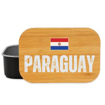 Paraguayan flag, Paraguayan pride - Lunch Box - black - Front