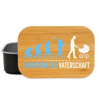 Werdender Vater EVOLUTION DER VATERSCHAFT Lustig - Lunch Box - Schwarz - Vorne