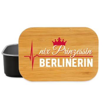 Nix Princess - Berliner - ECG Pulse Gift - Lunch Box - black - Front