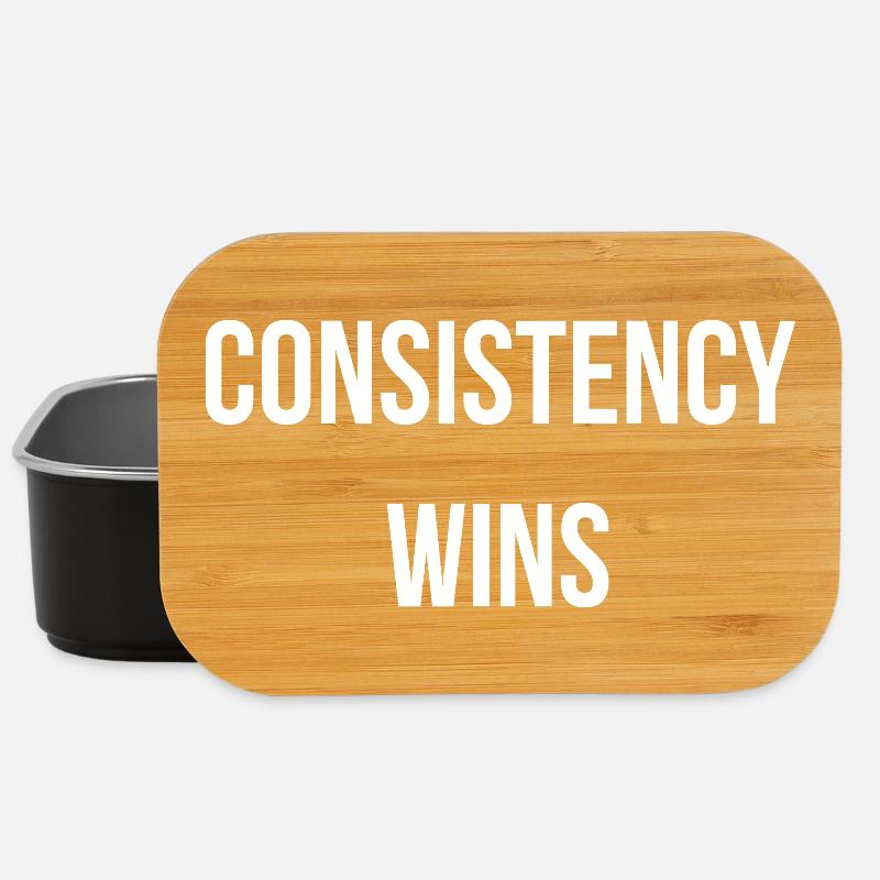 CONSISTENCY WINS. | Greyline Official - Lunch Box - Schwarz
