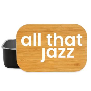 Phrase jazz Typographie en gras - Boîte à goûter - noir - Devant