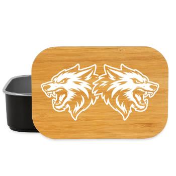 Wolf Kopf Team - Lunch Box - Schwarz - Vorne