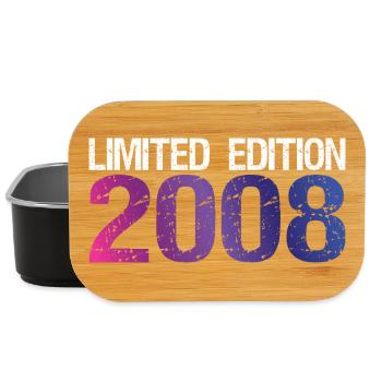 18th Birthday Limited Edition 2008 vintage - Lunch Box - black - Front