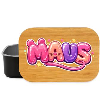 Karnevalsmaus Kostüm Lustig Karneval Köln Geschenk - Lunch Box - Schwarz - Vorne