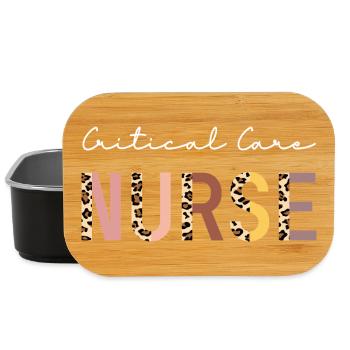Infirmière en soins intensifs CCN Bohème Design - Boîte à goûter - noir - Devant