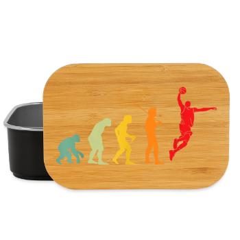 Ich kann nicht, ich habe Basketball Evolution Basketball Spiel - Lunch Box - Schwarz - Vorne