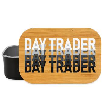 Day Trader Marché boursier Trader boursier - Boîte à goûter - noir - Devant