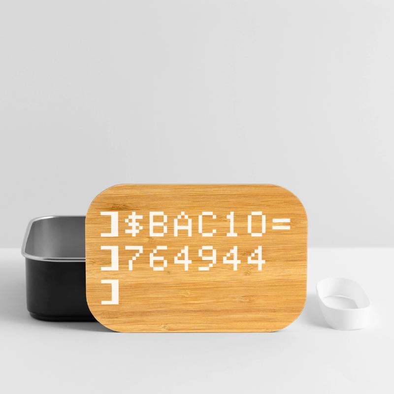 Bacio BAC10 8-Bit Esadecimal Code Nerd Pixel Art Lunch Box