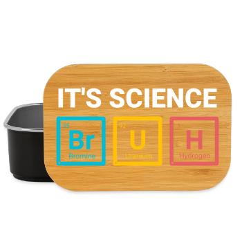 C’est de la science, mec, drôle, nerd, humour design - Boîte à goûter - noir - Devant