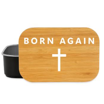 Foi minimaliste renaissante en Jésus, - Boîte à goûter - noir - Devant