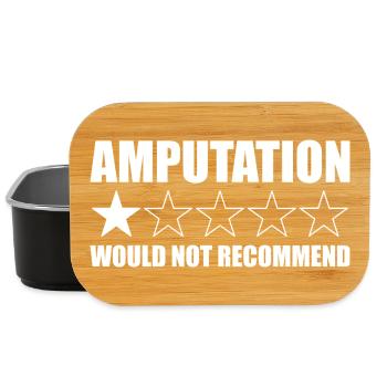 Amputation würde ich nicht empfehlen. Lustiger Amp - Lunch Box - Schwarz - Vorne