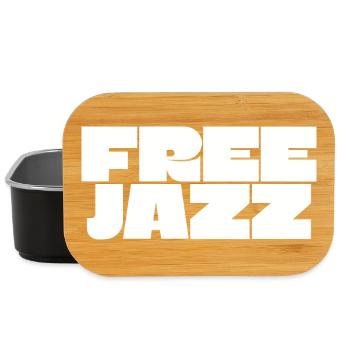 Free Jazz fettes Logo - Lunch Box - Schwarz - Vorne