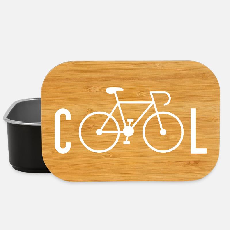 Radfahren ist cool - Lunch Box - Schwarz