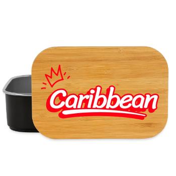 Caribbean en Rouge - Boîte à goûter - noir - Devant