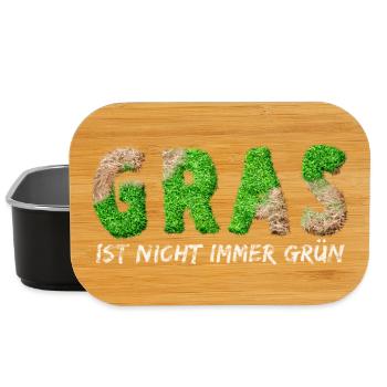 Gras Ist Nicht Immer Grün - Lunch Box - Schwarz - Vorne
