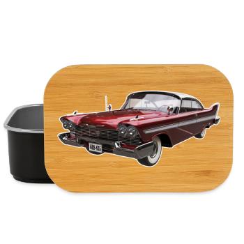 Vintage Dream Car sans texte - Boîte à goûter - noir - Devant