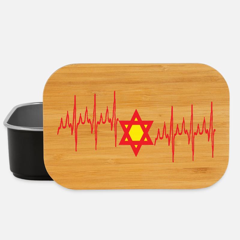 David's Star on cardiac signals. - Lunch Box - black