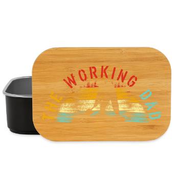The Working Dad vintage - Boîte à goûter - noir - Devant